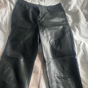 The Wilfred leather pants
